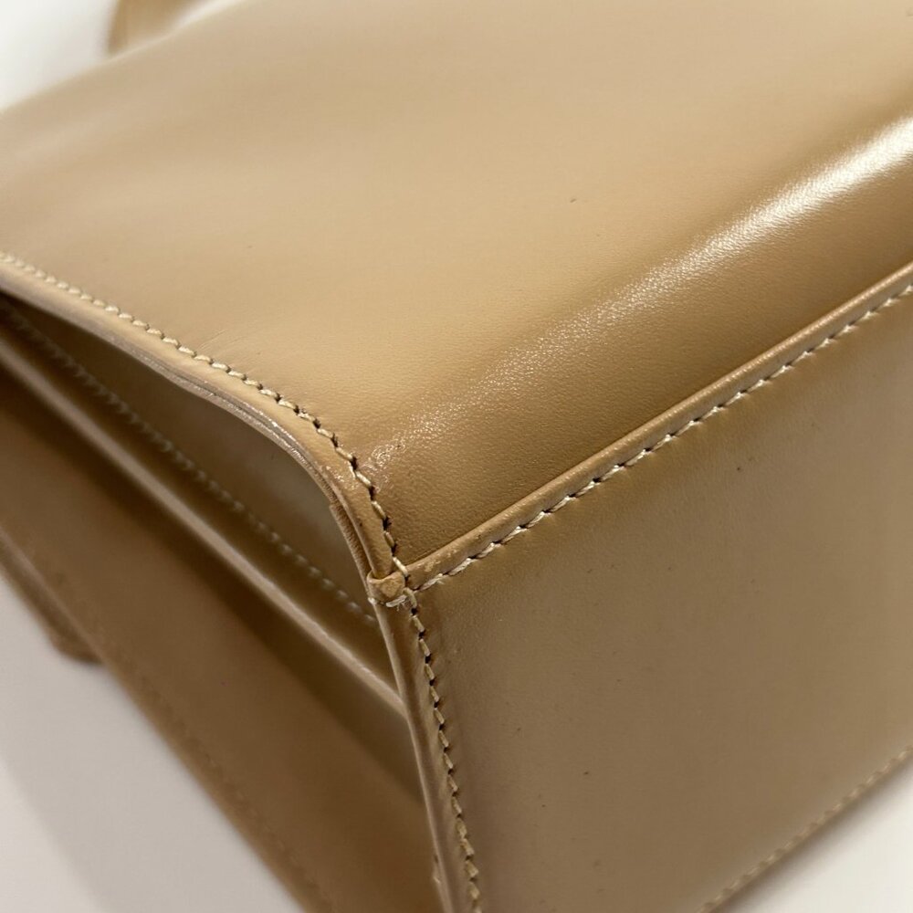 【6MK】Givenchy Beige Leather Handbag sku#85257 (gently used) - Picture 6 of 16